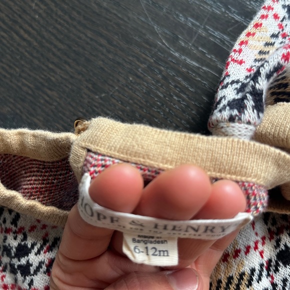 Hope and henry 6-12 mo sweater dress - Picture 2 of 2